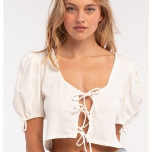 Free people kitty tee in ivory